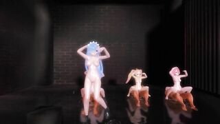【SEX-MMD】RaM-ReM-Beatrice - PiNK CAT Sex Dance【R-18】