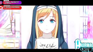 MONJA SEXY ENSEÑA SUS BRAGAS POV