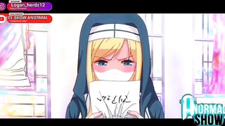 MONJA SEXY ENSEÑA SUS BRAGAS POV