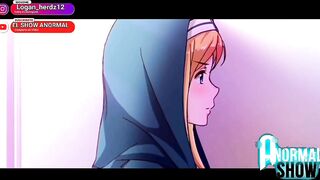 MONJA SEXY ENSEÑA SUS BRAGAS POV