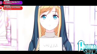MONJA SEXY ENSEÑA SUS BRAGAS POV