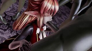 mmd r18 Ecchi Monster DARK SKIN ebony sexy erotic 3d hentai nsfw ntr