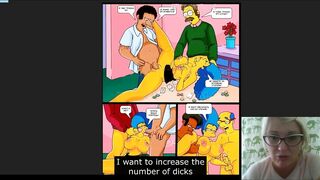 The Simpsons subtitles Симсоны Групповуха Покер Gangbang Poker