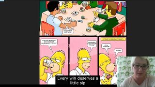 The Simpsons subtitles Симсоны Групповуха Покер Gangbang Poker