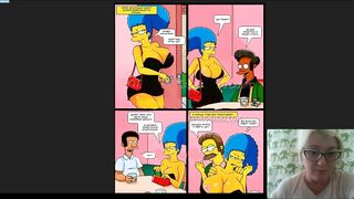 The Simpsons subtitles Симсоны Групповуха Покер Gangbang Poker