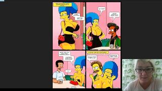 The Simpsons subtitles Симсоны Групповуха Покер Gangbang Poker