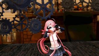 【MMD】Kawakaze - I like it! snow! Serious magic【R-18】