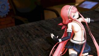 【MMD】Kawakaze - I like it! snow! Serious magic【R-18】