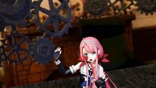 【MMD】Kawakaze - I like it! snow! Serious magic【R-18】