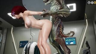 BIG MONSTER. SEX WITH A TEEN. Kink, fetish, bdsm, rough sex, hardcore, teens, small tits, big cock.