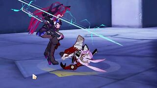 Yae Sakura Flame Sakitama - ryona Honkai Impact 3rd