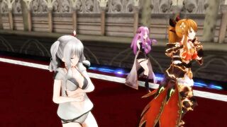 【MMD】On the alert【R-18】