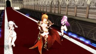 【MMD】On the alert【R-18】