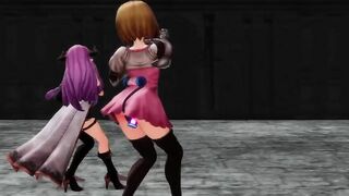 【MMD】Damaged delusion mobile girl [Granblue Fantasy]【R-18】