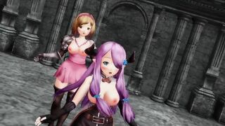【MMD】Damaged delusion mobile girl [Granblue Fantasy]【R-18】