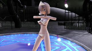 【MMD】Isokaze Hamakaze Urakaze Happy Halloween【R-18】