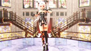 【MMD】Donut Hole with Alice [Upd1-Nopan-Add tail]【R-18】