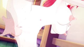 【Vtuber さくらみこ】さくらみこがバックでセックスするだけLoop3