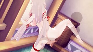 【Vtuber 赤井はあと】赤井はあとがバックでセックスするだけLoop4