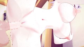 【Vtuber 猫又おかゆ】猫又おかゆがバックでセックスするだけLoop5
