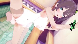 【Vtuber 夏色まつり】夏色まつりがバックでセックスするだけLoop6
