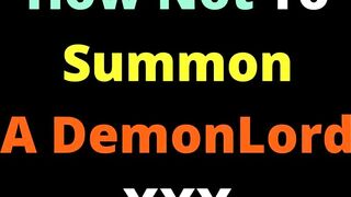 How not to Summon a DemonLord intro - Sims 4 Series