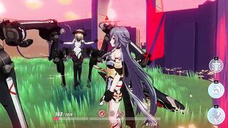 Fu Hua Herrscher of Sentience ryona (chinese) リョナ - 良娜 - 료나 - Honkai Impact 3rd 本海冲击3