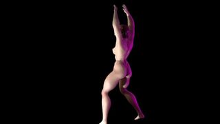 Hardbody Muscle Girl Does Jumping Jacks to Make Your Dick Hard