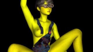 Cosplay Minion Babe Takes Big Dick