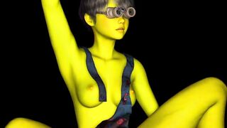 Cosplay Minion Babe Takes Big Dick