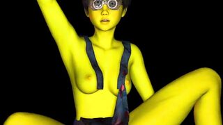 Cosplay Minion Babe Takes Big Dick