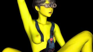 Cosplay Minion Babe Takes Big Dick