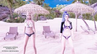 [MMD] Girl's Generation - Holiday Ahri Kaisa Hot Kpop Dance League of Legends