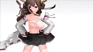 【MMD】Kongo - Bubble Butt【R-18】