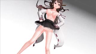 【MMD】Kongo - Bubble Butt【R-18】