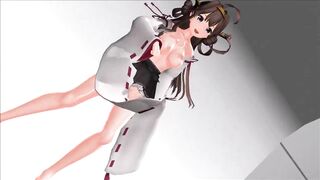 【MMD】Kongo - Bubble Butt【R-18】