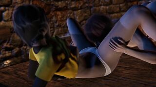 CUNNILINGUS TO THIS ASIAN WOMAN| 3D ANIMATION| The Quarry