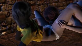 CUNNILINGUS TO THIS ASIAN WOMAN| 3D ANIMATION| The Quarry
