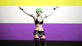 Nonbinary Babe Teases They/Them Thussy