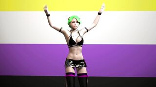 Nonbinary Babe Teases They/Them Thussy