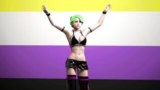Nonbinary Babe Teases They/Them Thussy
