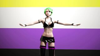 Nonbinary Babe Teases They/Them Thussy