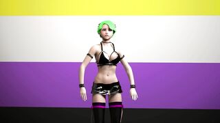 Nonbinary Babe Teases They/Them Thussy