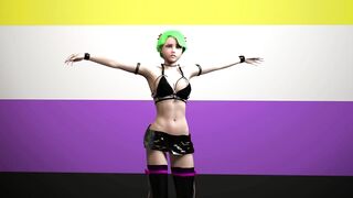 Nonbinary Babe Teases They/Them Thussy