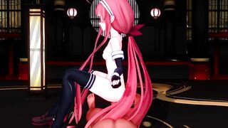 【SEX-MMD】Efu Gokuraku Jodo Sex Dance【R-18】