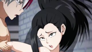 Momo Yaoyorozu x Shoto Todoroki