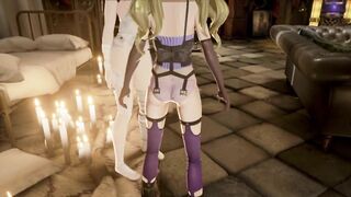 Code Vein Mia and Io Skirtless Mod Fanservice Appreciation p