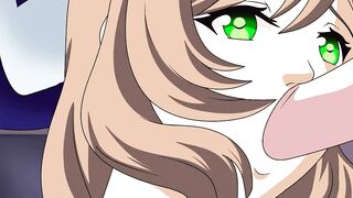 Sex in Library with Lisa Genshin Impact Masturbation Hentai Blowjob Animation