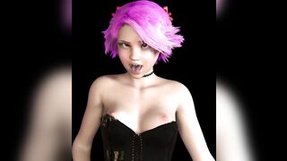 Vampire Girl Teases