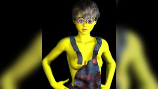 Minion Cosplay Puffy Nipples